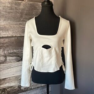 Elegant White Women's Top